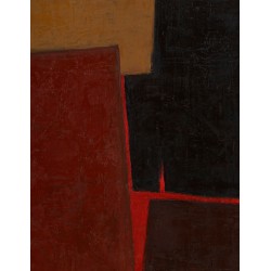 Tableau \"Composition\" signé MAFLI 92