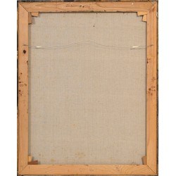 Tableau \"Composition\" signé MAFLI 92