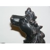 Sculpture \"Cheval marin\" en bois