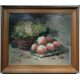 Paire de tableaux "Fruits" signées H. AUBERT