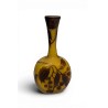 Vase soliflore jaune signé GALLÉ