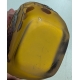 Vase soliflore jaune signé GALLÉ
