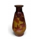 Vase soliflore jaune signé GALLÉ