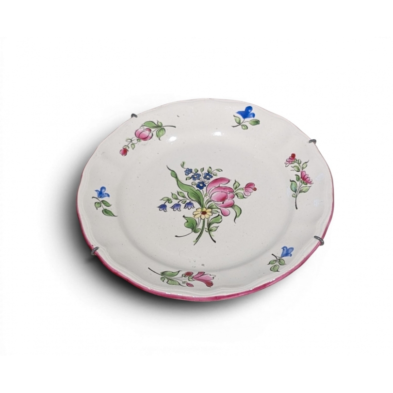 Petite assiette décorative de Lunéville