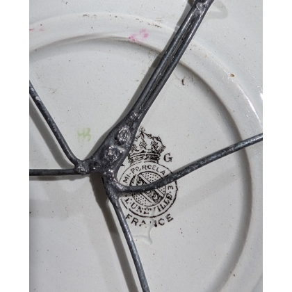 Petite assiette décorative de Lunéville
