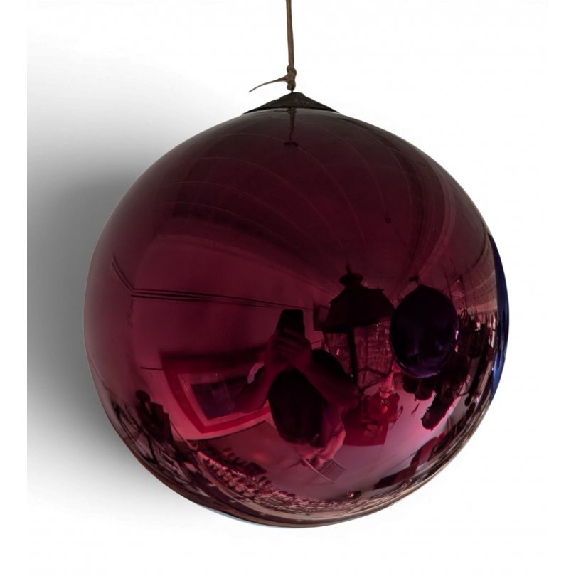 Boule de Noël géante rouge