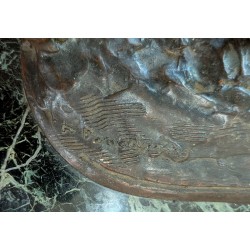 Bronze "Combat des taureaux" signé BOUCHARD