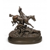 Bronze "Chasseur anglais" signé LANCERAY