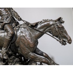 Bronze "Chasseur anglais" signé LANCERAY