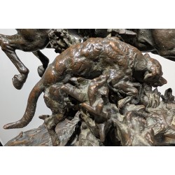 Bronze "Chasseur anglais" signé LANCERAY