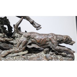 Bronze "Chasseur anglais" signé LANCERAY