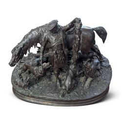 Bronze \"Chasseur ecossais\" signé P.J. MÊNE