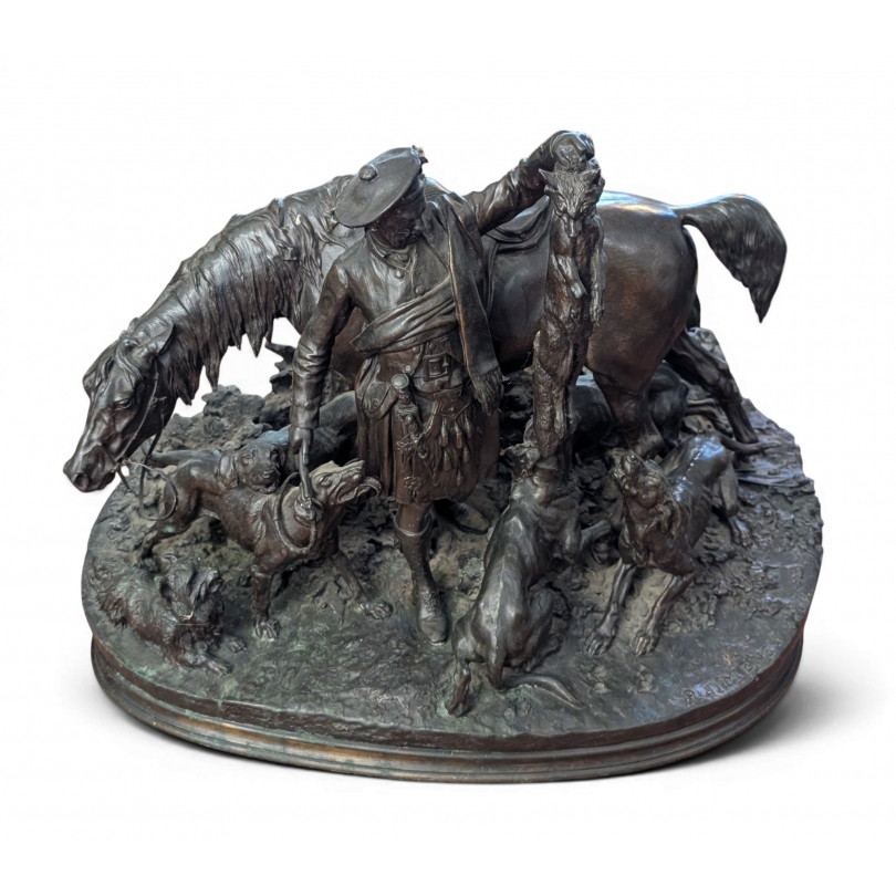 Bronze "Chasseur ecossais" signé P.J. MÊNE