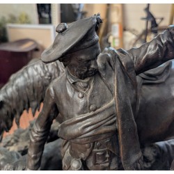 Bronze "Chasseur ecossais" signé P.J. MÊNE