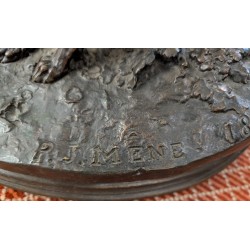 Bronze "Chasseur ecossais" signé P.J. MÊNE