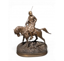 Bronze "Chasseur africain" signé P.J. MÊNE