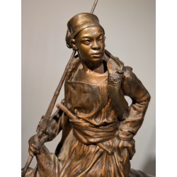 Bronze "Chasseur africain" signé P.J. MÊNE