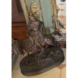 Bronze "Chasseur africain" signé P.J. MÊNE