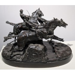 Bronze "Steeple-Chase" signé LANCERAY