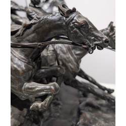 Bronze "Steeple-Chase" signé LANCERAY
