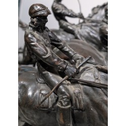 Bronze "Steeple-Chase" signé LANCERAY