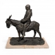 Bronze "Moine sur son âne" signé E. SANVITO