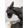 Bronze "Moine sur son âne" signé E. SANVITO