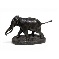 Bronze \"Éléphant de Cochinchine\" signé BARYE