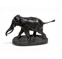 Bronze "Éléphant de Cochinchine" signé BARYE