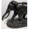 Bronze "Éléphant de Cochinchine" signé BARYE