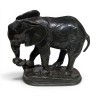 Bronze "Éléphant" signé Alf BARYE