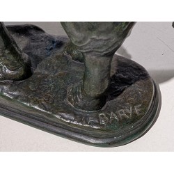 Bronze "Éléphant" signé Alf BARYE