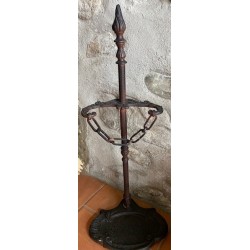 Porte-parapluie en laiton peint