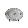Assiette en porcelaine de Hochst, décor fleurs