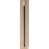 Sword-handled walking stick with a silver Cipher pommel