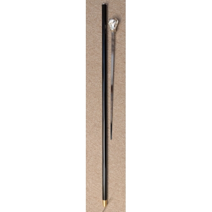 Sword-handled walking stick with a silver ‘Royal’ pommel