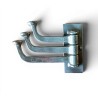 Triple hook in polished brass