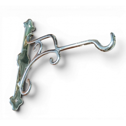 Polished brass wall hook