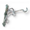 Polished brass wall hook