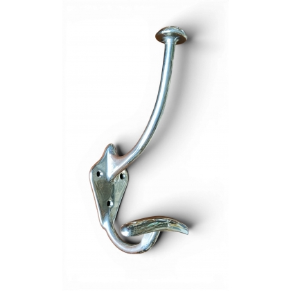 Polished brass wall hook