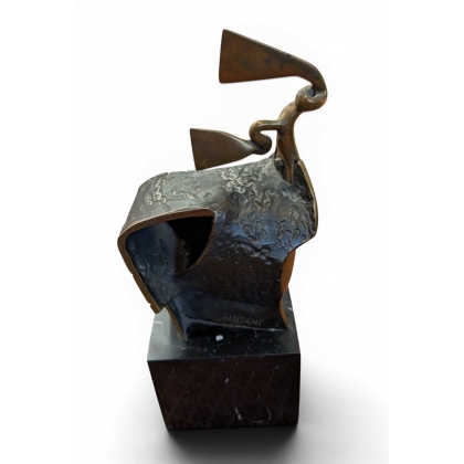 Bronze abstrait signée JANDENI