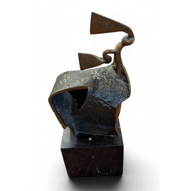 Bronze abstrait signée JANDENI