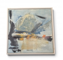 Tableau abstrait signé CHM 94