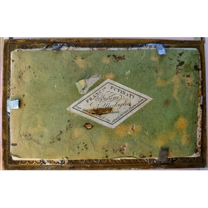 Bas relief "La sainte cène" signé PUTINATI F. 1818