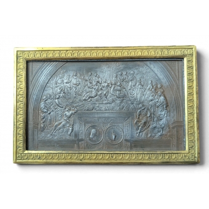 Bas relief "St Raphael" signé PUTINATI 1826