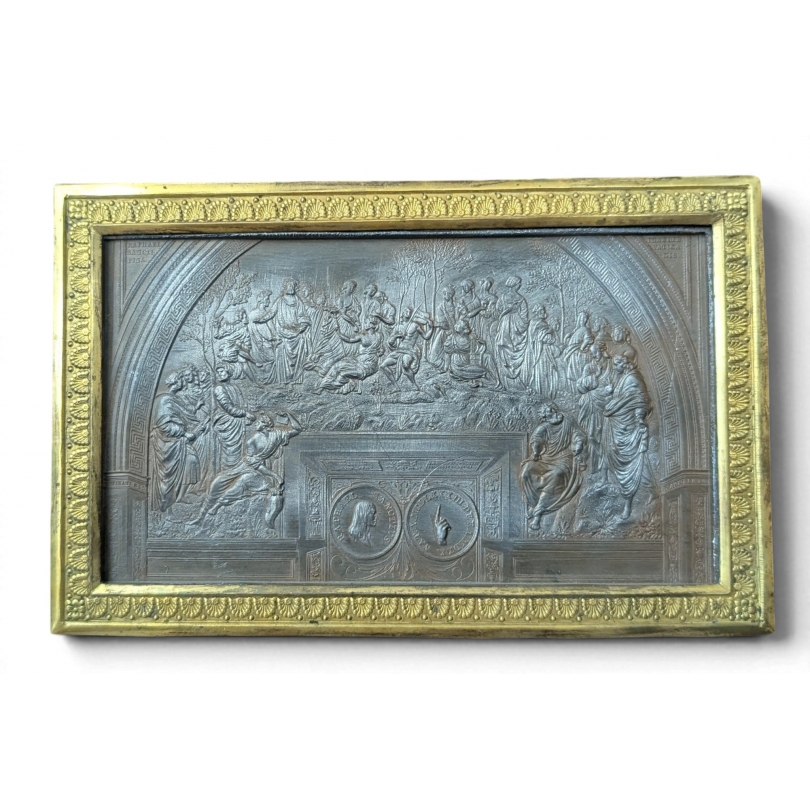 Bas relief "St Raphael" signé PUTINATI 1826