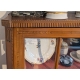 Vitrine Directoire en cerisier marqueté