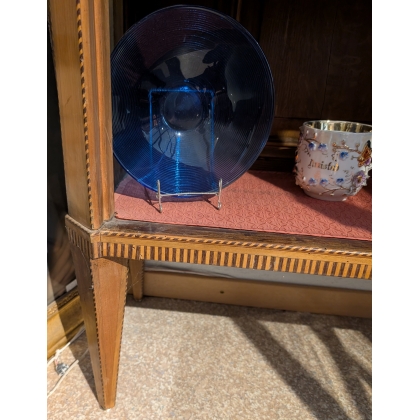  Vitrine Directoire en cerisier marqueté sur  Moinat SA  - Antiquités décoration