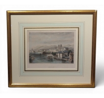 Gravure "Genève" par ROUARGUE