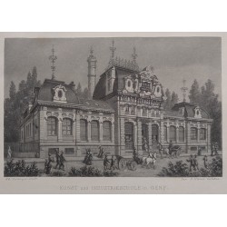 Engraving: ‘School of Industrial Arts, Geneva’